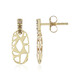 9K I2 Champagne Diamond Gold Earrings (Ornaments by de Melo)