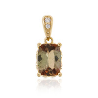 9K Andalusite Gold Pendant