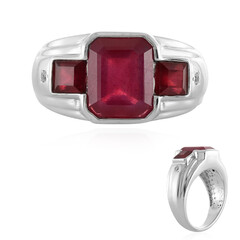 Madagascar Ruby Silver Ring
