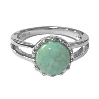 Mine 8 Turquoise Silver Ring