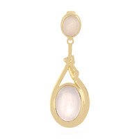 Rose Quartz Silver Pendant
