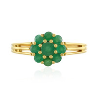 Socoto Emerald Silver Ring