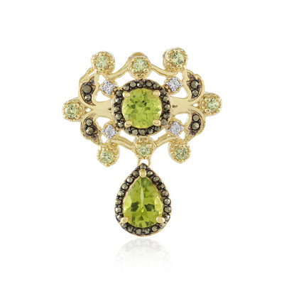 Peridot Silver Pendant