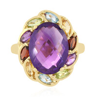 Zambian Amethyst Silver Ring