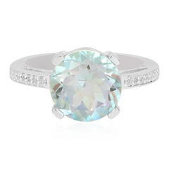 Mountain Lake Quartz Silver Ring