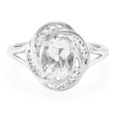 Petalite Silver Ring