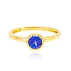 9K AAA Tanzanite Gold Ring