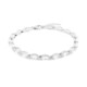 White Topaz Silver Bracelet