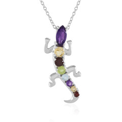 Zambian Amethyst Silver Necklace