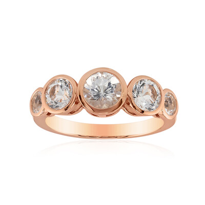 9K Mexican Pink Danburite Gold Ring