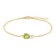 Burmese Peridot Silver Bracelet