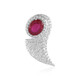 Bemainty Ruby Silver Pendant (MONOSONO COLLECTION)