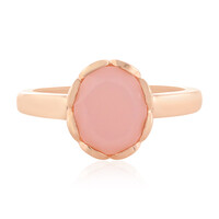 Pink Opal Silver Ring