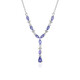 Tanzanite Silver Necklace