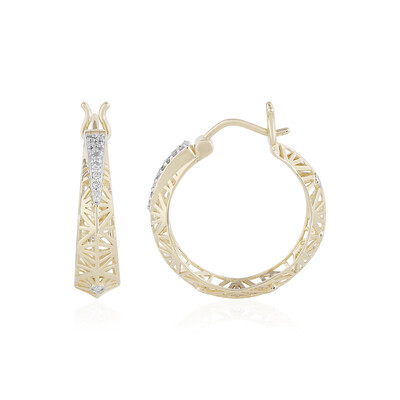 9K I1 (I) Diamond Gold Earrings (Ornaments by de Melo)