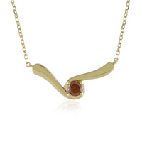 9K VS1 Red Diamond Gold Necklace