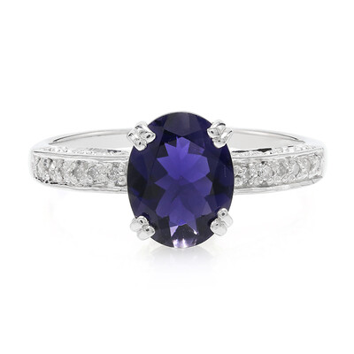 Ceylon Iolite Silver Ring