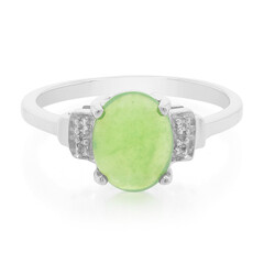 Imperial Chrysoprase Silver Ring
