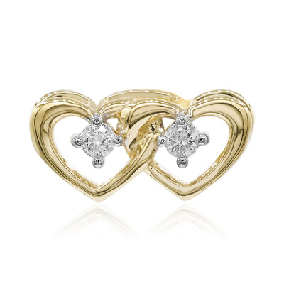 9K SI1 (G) Diamond Gold Pendant (Annette)