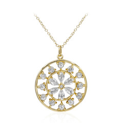 White Topaz Silver Necklace