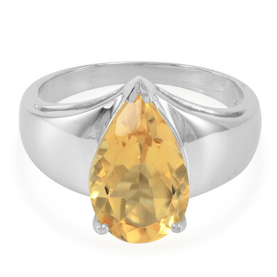 Citrine Silver Ring