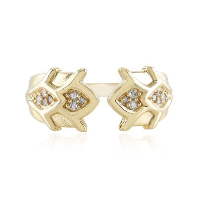 9K I2 (I) Diamond Gold Ring (de Melo)