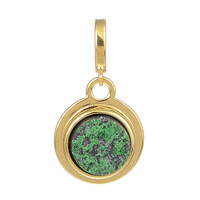Uvarovite Silver Pendant