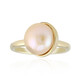 Orange Freshwater Pearl Silver Ring (TPC)