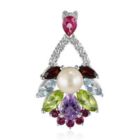Amethyst Silver Pendant