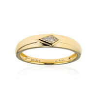 9K VS1 (F) Diamond Gold Ring (de Melo)