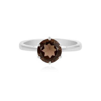 Smoky Quartz Silver Ring