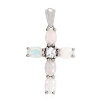 Welo Opal Silver Pendant