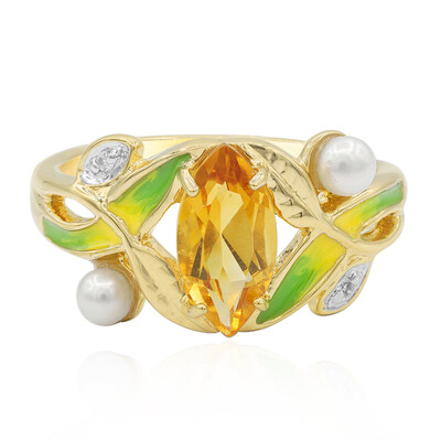 Citrine Silver Ring