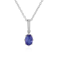 AAA Tanzanite Silver Necklace
