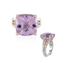 Rose de France Amethyst Silver Ring (Dallas Prince Designs)