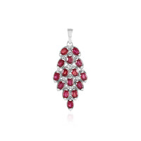 Madagascar Ruby Silver Pendant