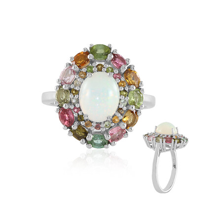 Welo Opal Silver Ring