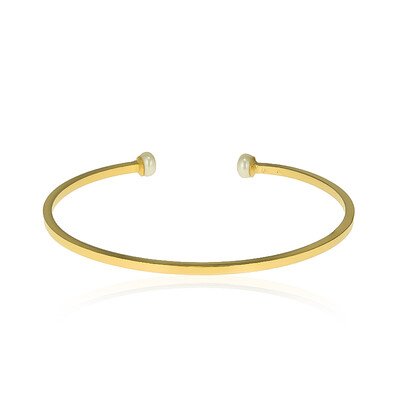 Freshwater pearl Silver Bangle (Joias do Paraíso)