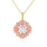 Aquamarine Silver Necklace