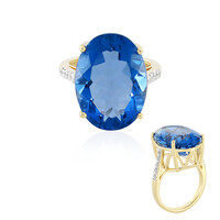 Colour Change Fluorite Silver Ring