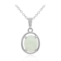 Aquamarine Silver Necklace