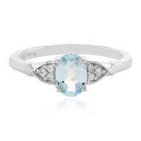 Sky Blue Topaz Silver Ring