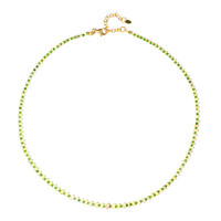 Russian Diopside Silver Necklace