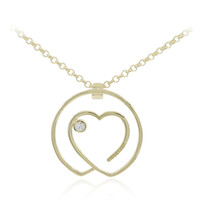 White Sapphire Silver Necklace