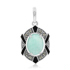 Amazonite Silver Pendant