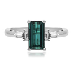 14K Indicolite Gold Ring (CIRARI)