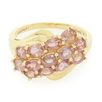 18K Unheated Padparadscha Sapphire Gold Ring (AMAYANI)