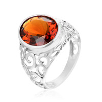 Madeira Citrine Silver Ring
