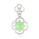 Imperial Chrysoprase Silver Pendant