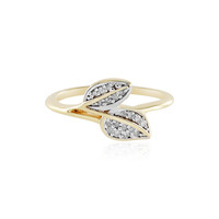 I2 (I) Diamond Silver Ring